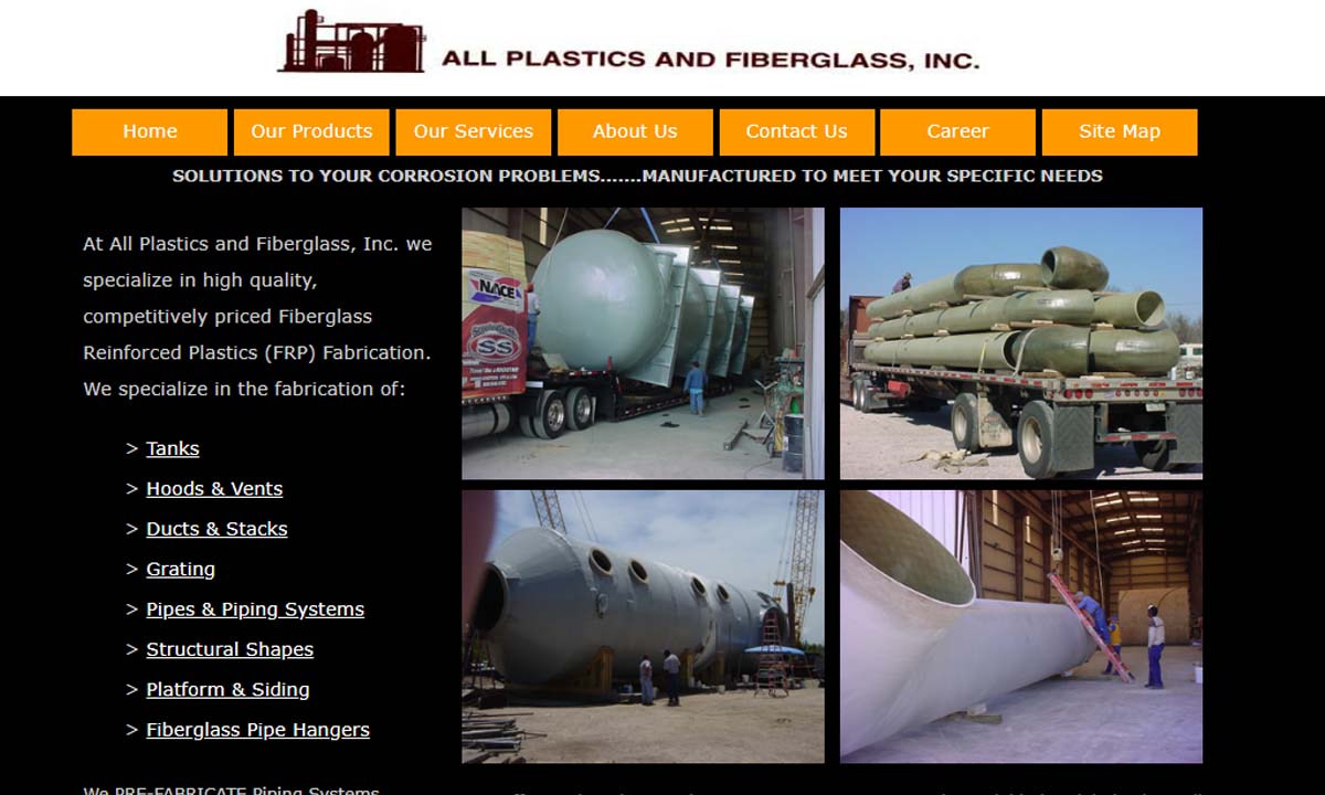 All Plastics and Fiberglass, Inc.