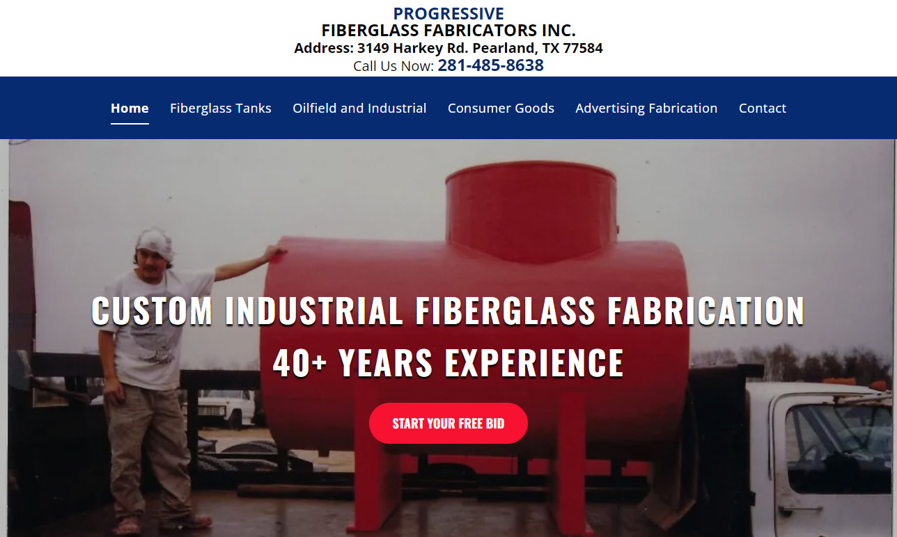 Progressive Fiberglass Fabricators, Inc.