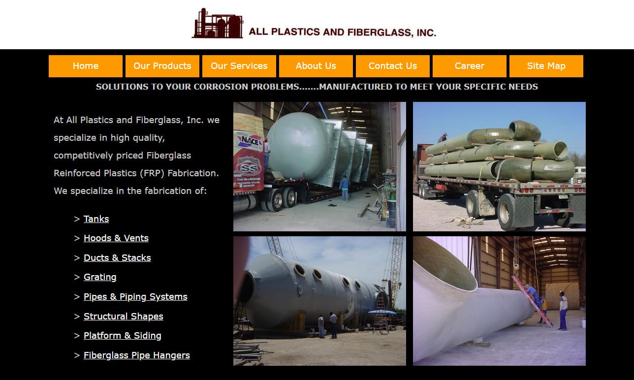 All Plastics and Fiberglass, Inc. All Plastics and Fiberglass, Inc.